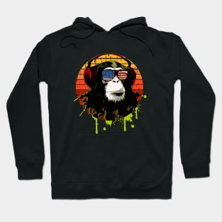 American Monkey DJ Hoodie